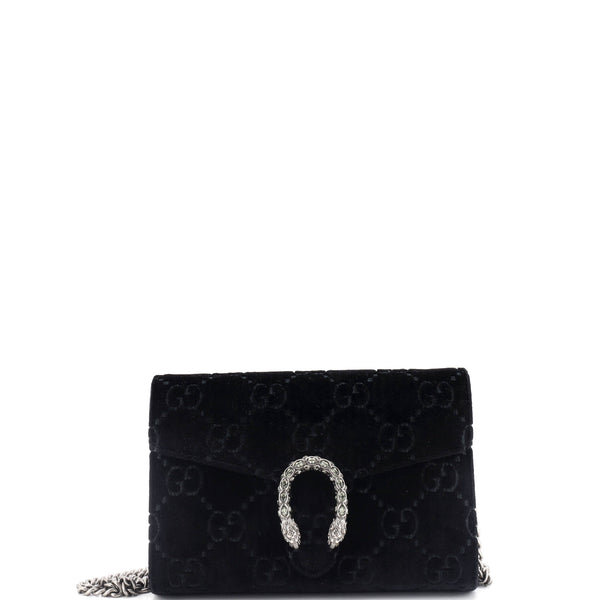 Gucci Dionysus Chain Wallet Gg Velvet