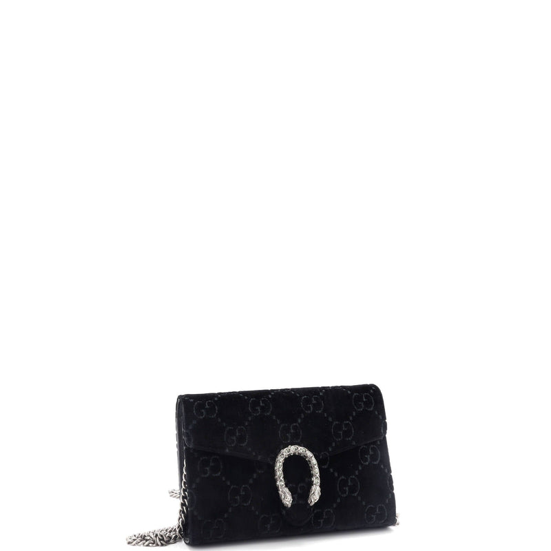 Gucci Dionysus Chain Wallet Gg Velvet