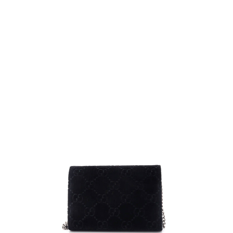 Gucci Dionysus Chain Wallet Gg Velvet