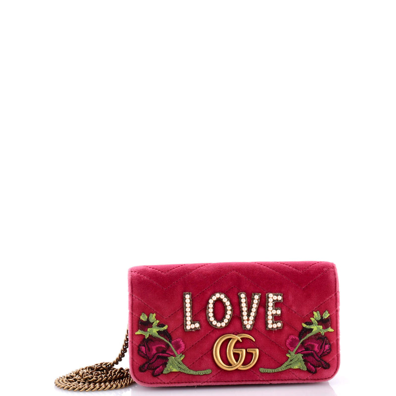 Gucci Gg Marmont Chain Flap Bag