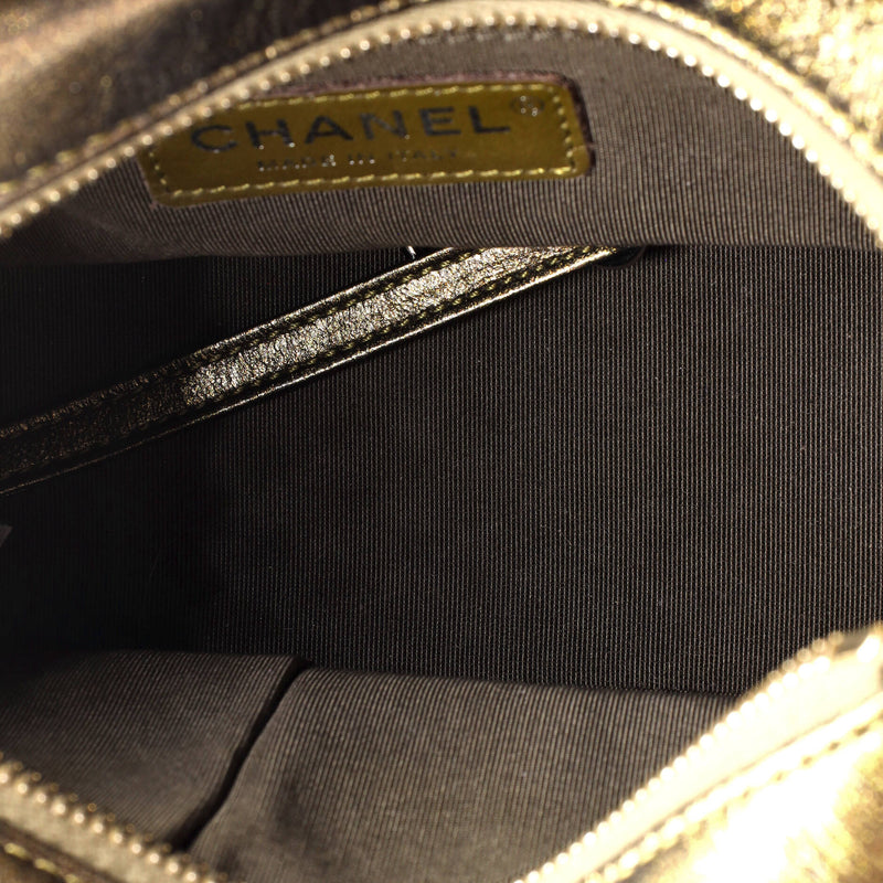 Chanel Gabrielle Hobo Chevron Metallic