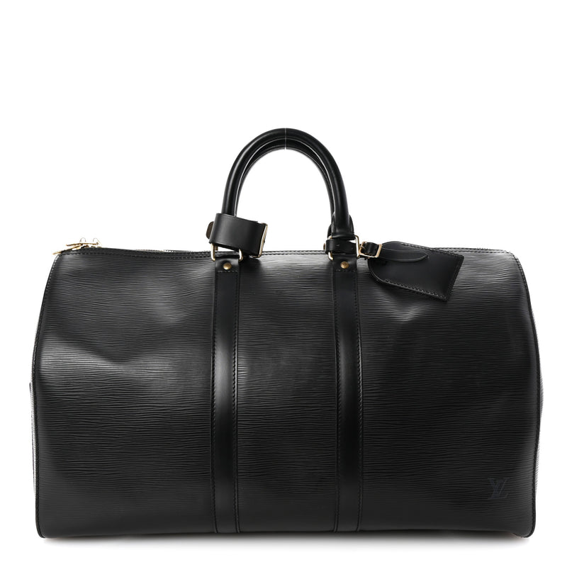 Louis Vuitton Epi Keepall 45 Black