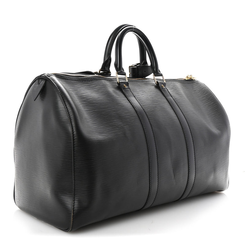 Louis Vuitton Epi Keepall 45 Black
