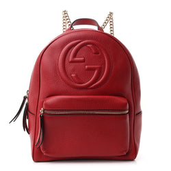 Gucci Pebbled Calfskin Soho Chain