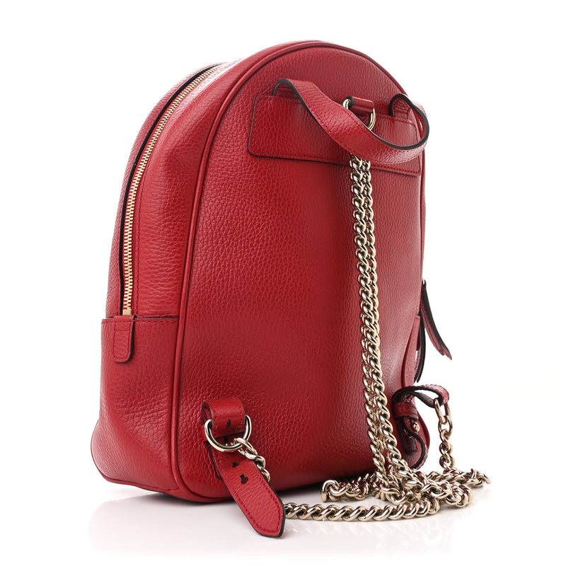 Gucci Pebbled Calfskin Soho Chain