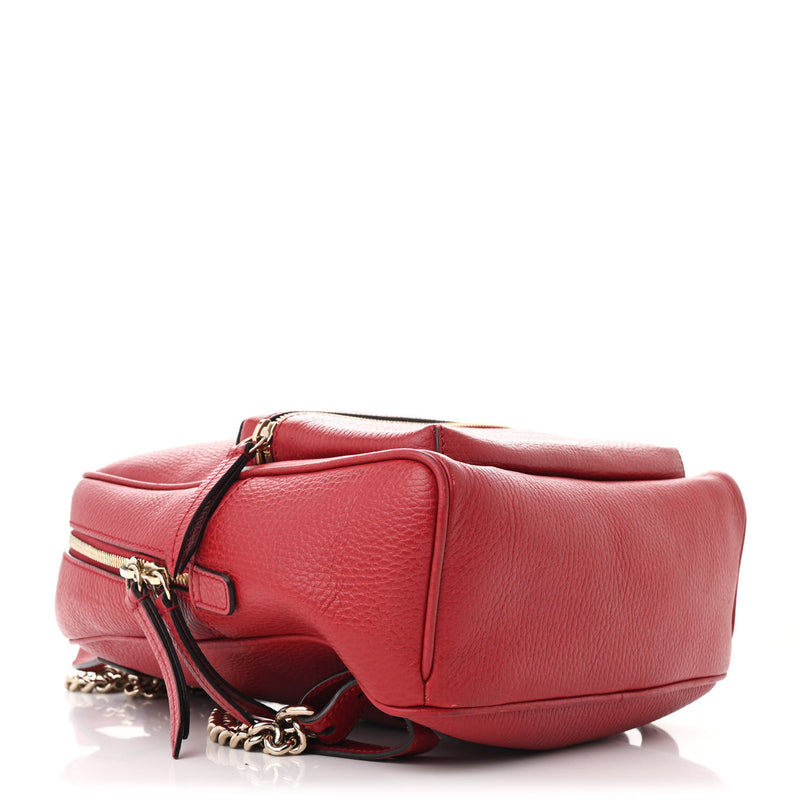 Gucci Pebbled Calfskin Soho Chain