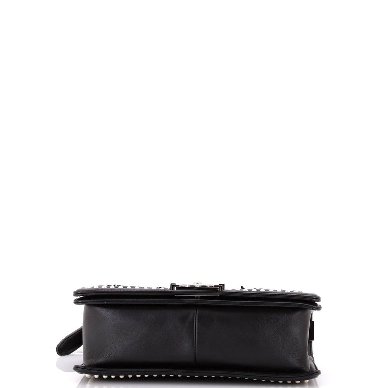 Chanel Boy Flap Bag Quilted Tweed With