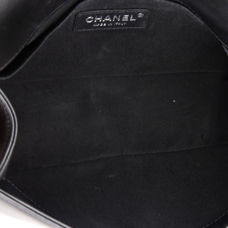 Chanel Boy Flap Bag Quilted Tweed With