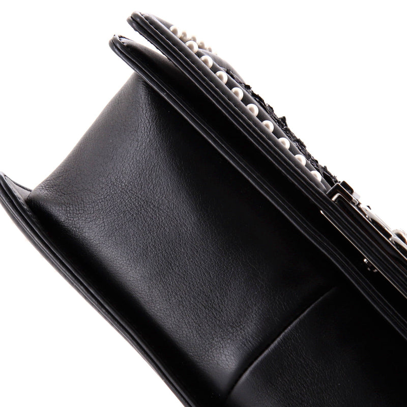 Chanel Boy Flap Bag Quilted Tweed With
