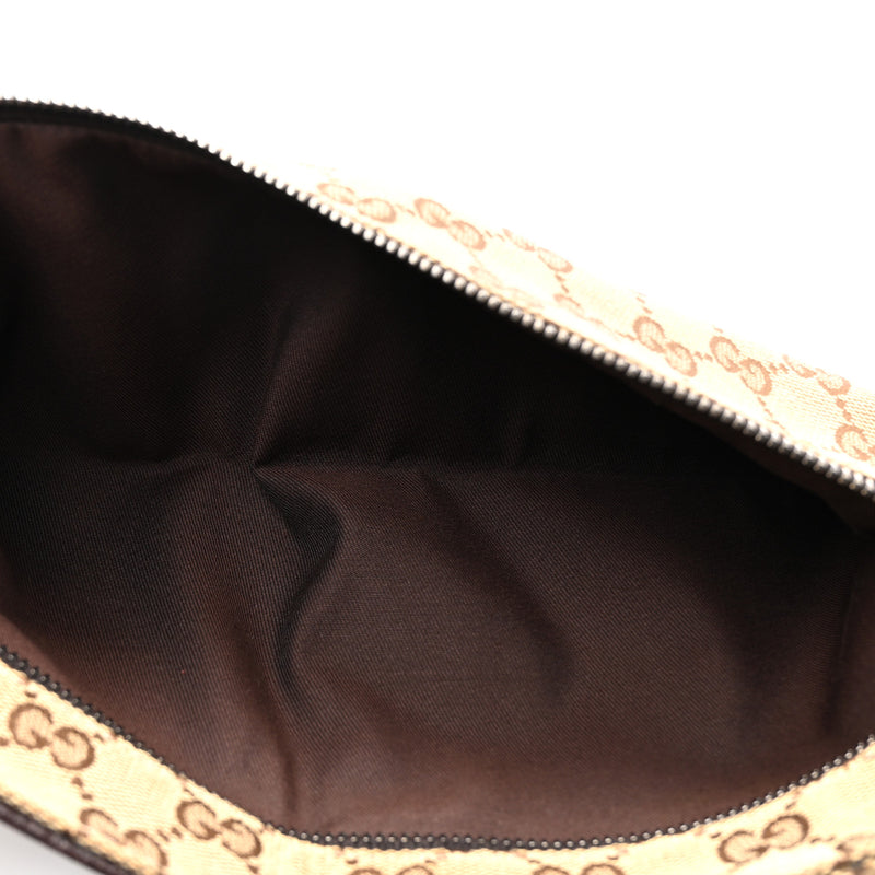 Gucci Gg Double Pocket Belt Bag Dark