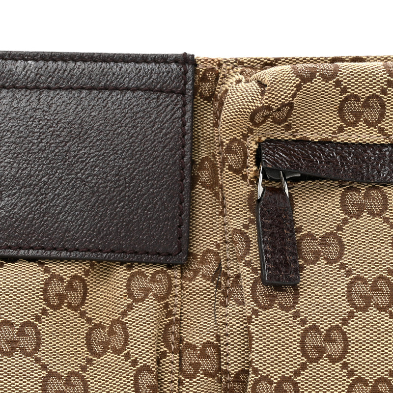 Gucci Gg Double Pocket Belt Bag Dark