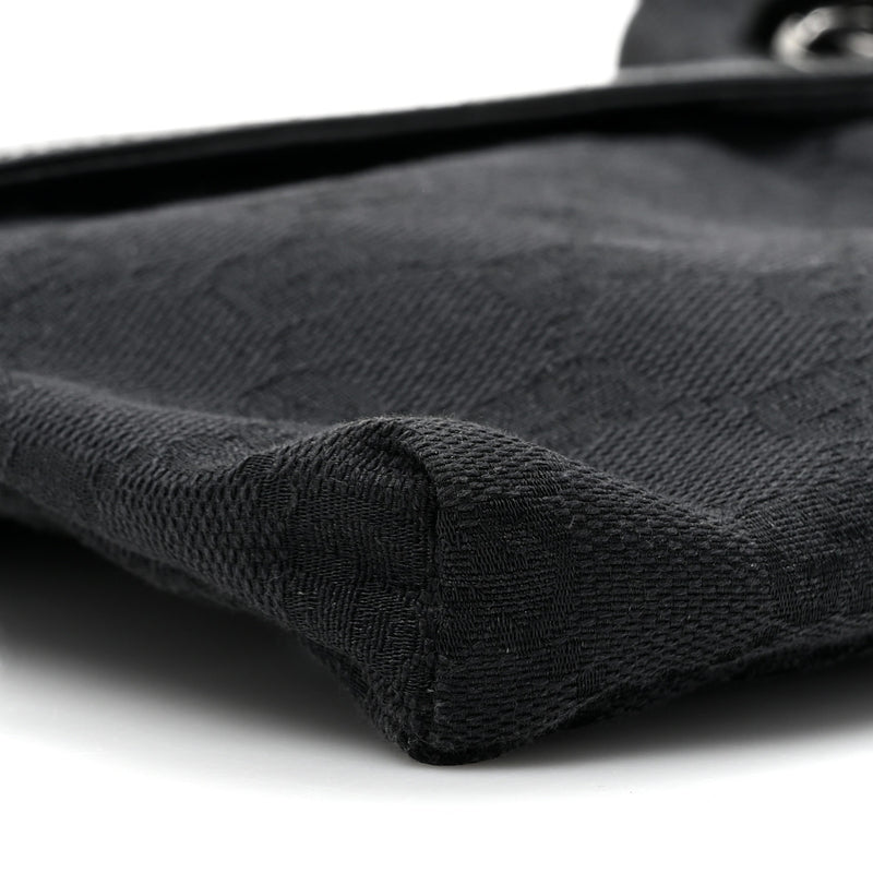 Gucci Gg Double Pocket Belt Bag Black