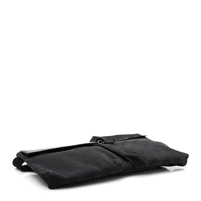 Gucci Gg Double Pocket Belt Bag Black
