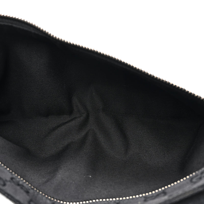 Gucci Gg Double Pocket Belt Bag Black