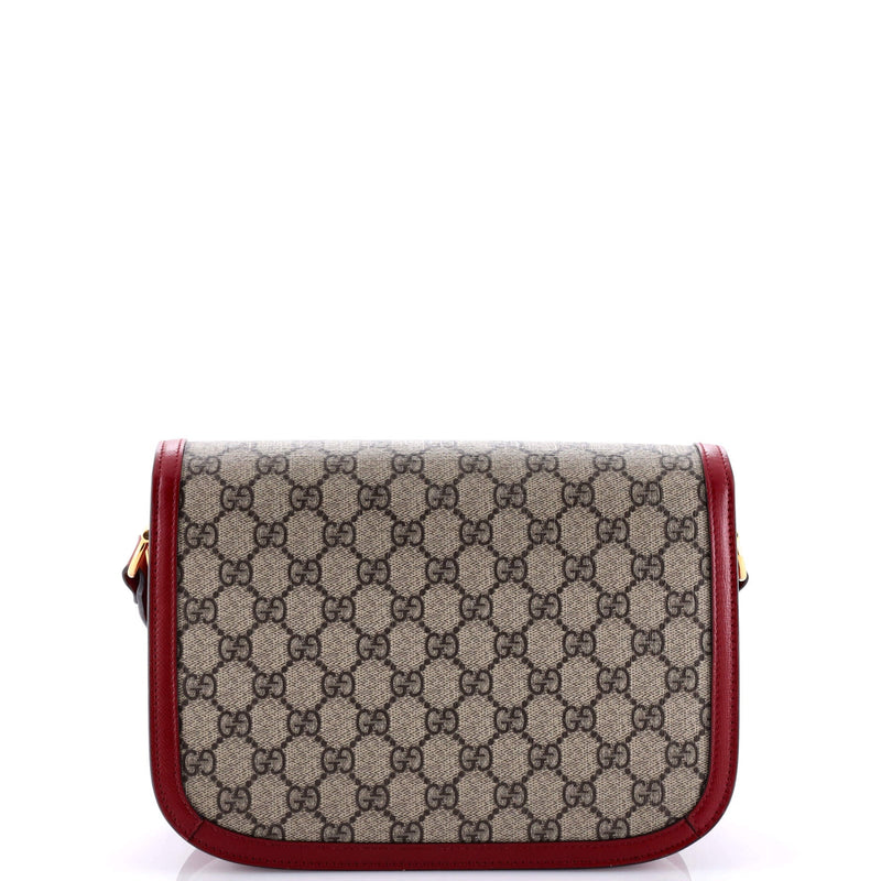 Gucci Horsebit Shoulder Bag Gg Coated