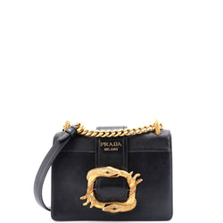 Prada Animalier Cahier Crossbody Bag