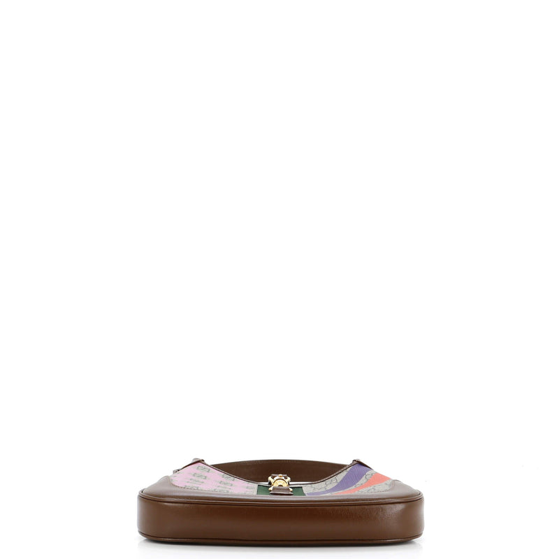 Gucci Jackie Hobo Printed Gg Coated