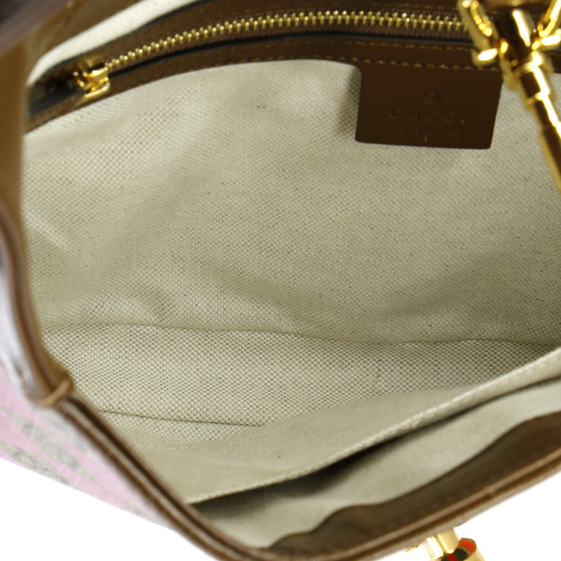 Gucci Jackie Hobo Printed Gg Coated