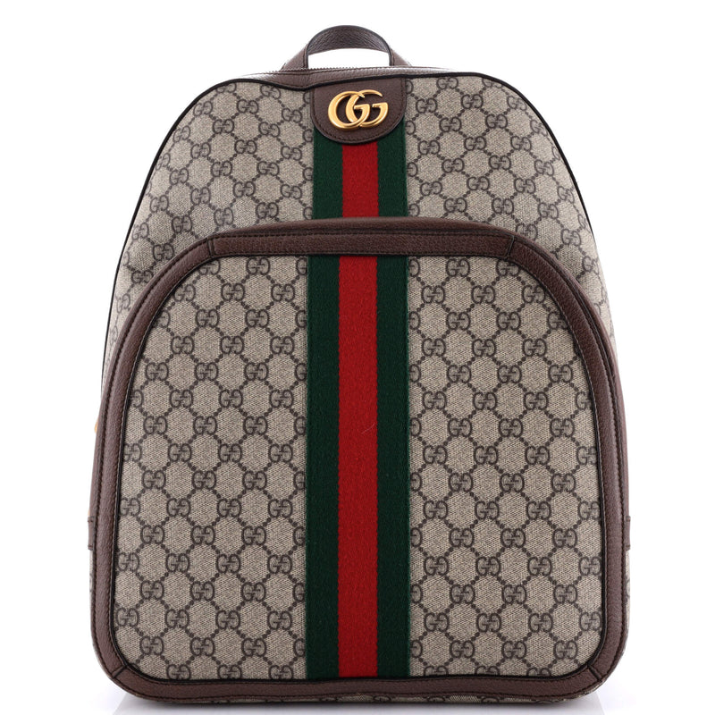 Gucci Ophidia Backpack Gg Coated Canvas