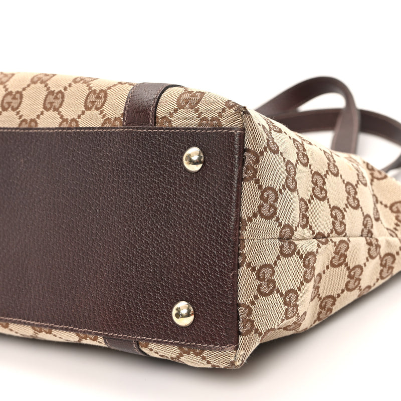 Gucci Medium Abbey Tote Dark Brown