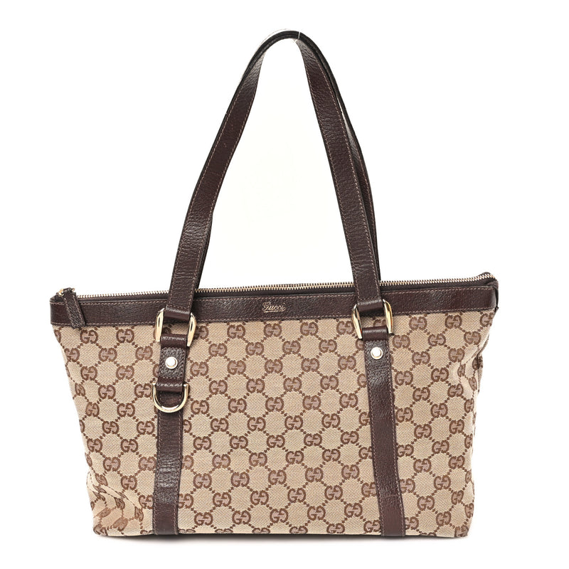 Gucci Medium Abbey Tote Dark Brown