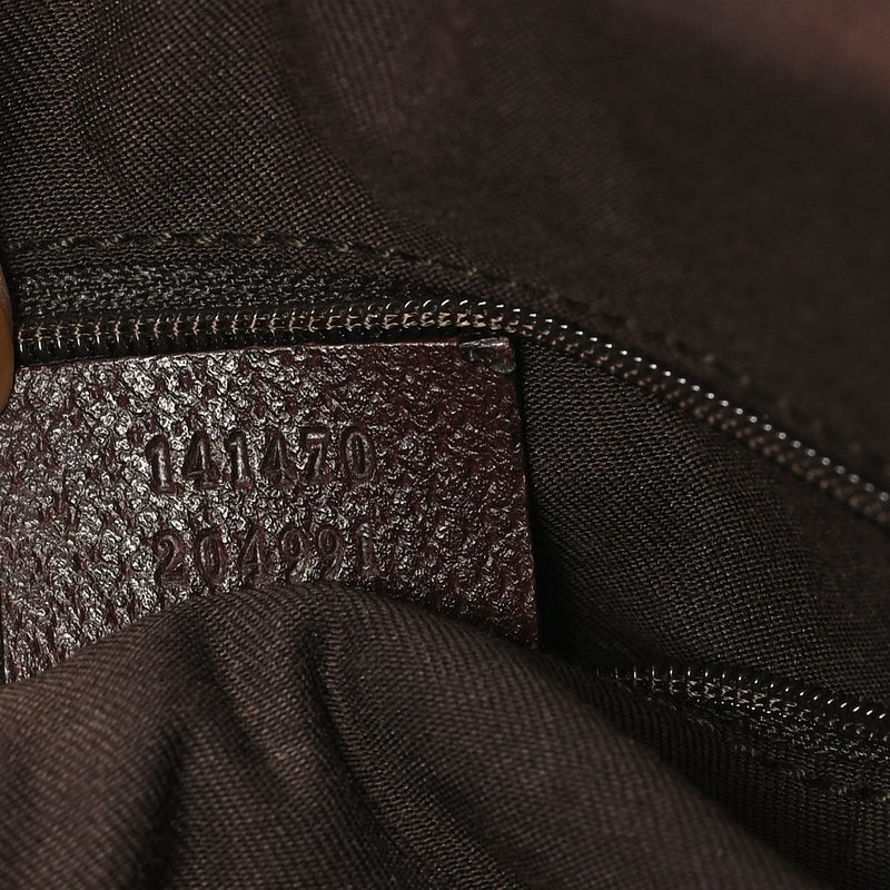 Gucci Medium Abbey Tote Dark Brown