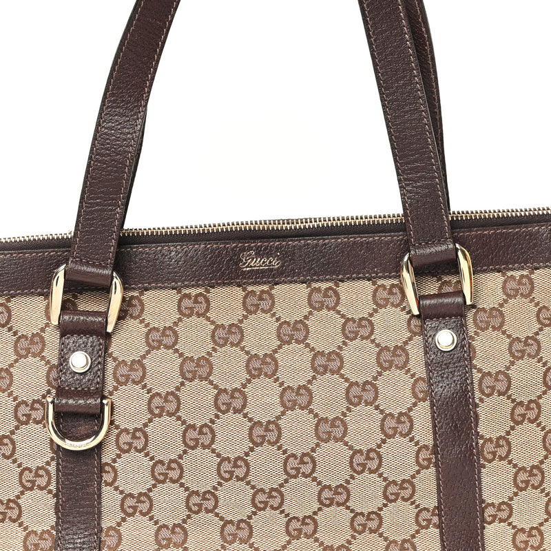 Gucci Medium Abbey Tote Dark Brown