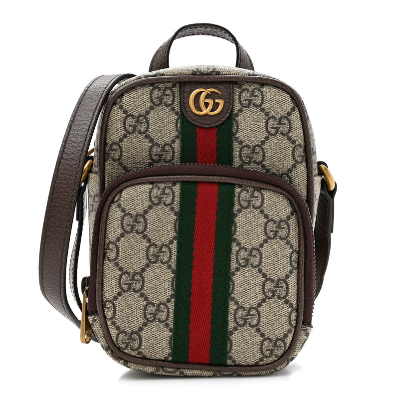 Gucci Gg Supreme Web Mini Ophidia Double