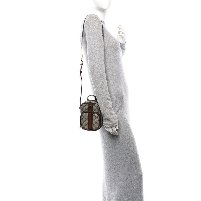 Gucci Gg Supreme Web Mini Ophidia Double