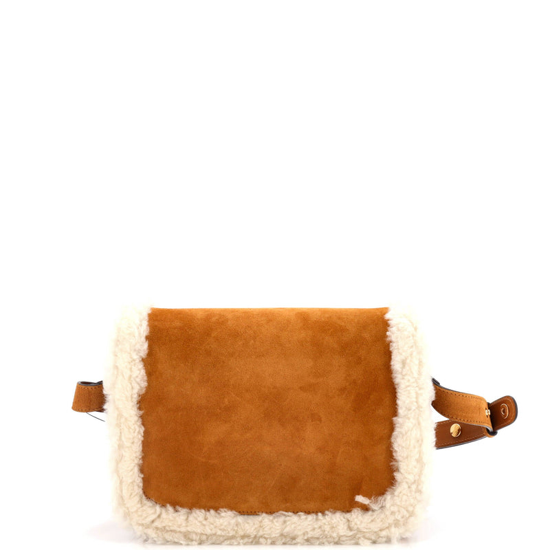 Gucci Horsebit Shoulder Bag Suede With