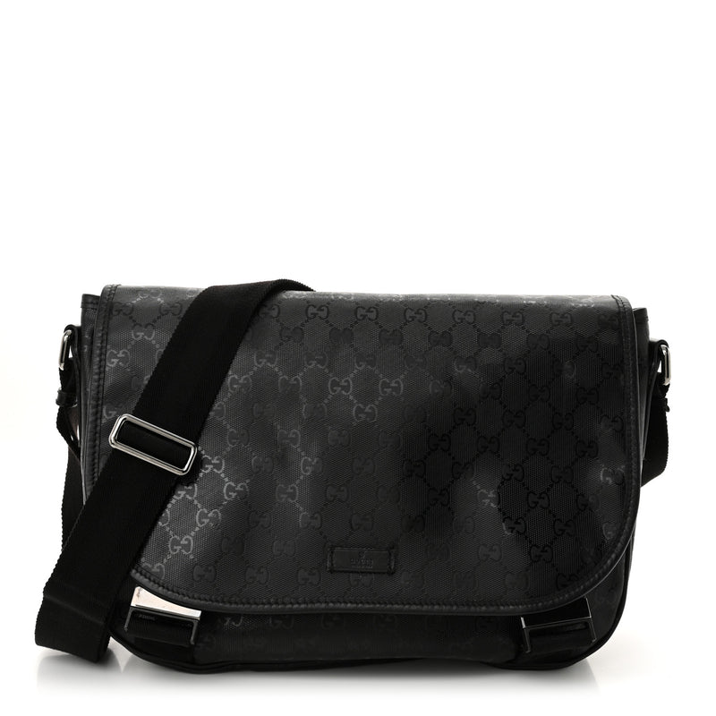 Gucci Imprime Medium Double Buckle Flap