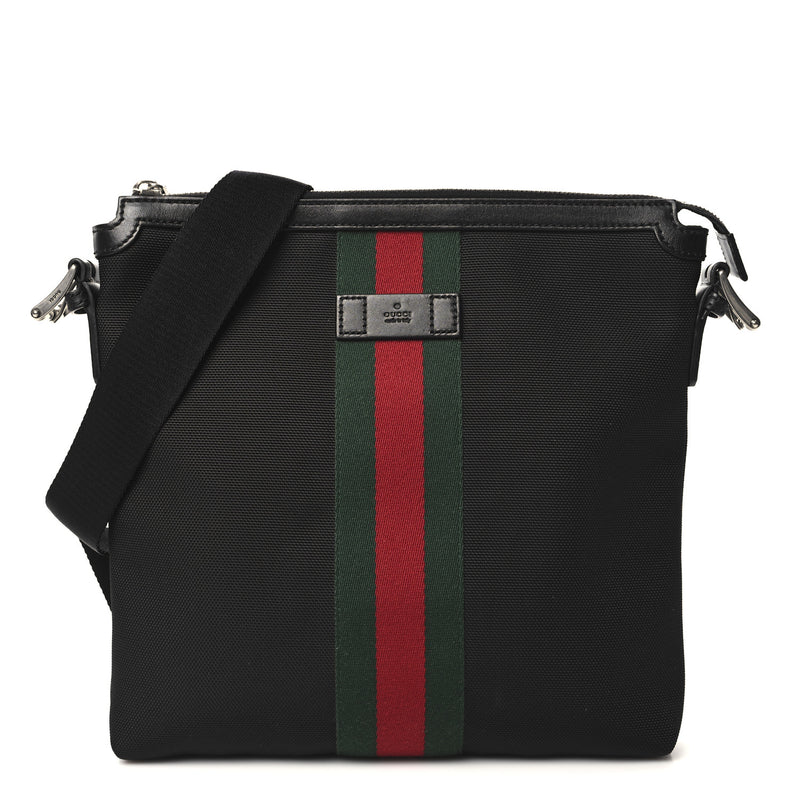 Gucci Techno Canvas Web Messenger Bag
