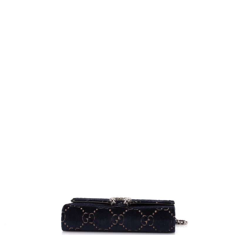Gucci Dionysus Chain Wallet Gg Velvet