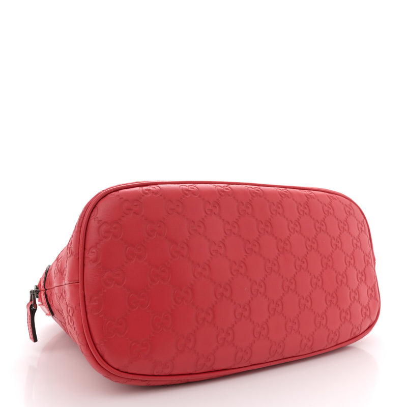 Gucci Guccissima Medium Dome Bag Red