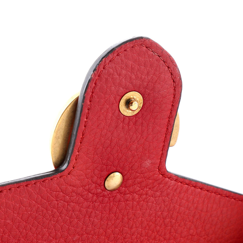 Gucci Gg Marmont Chain Wallet Leather