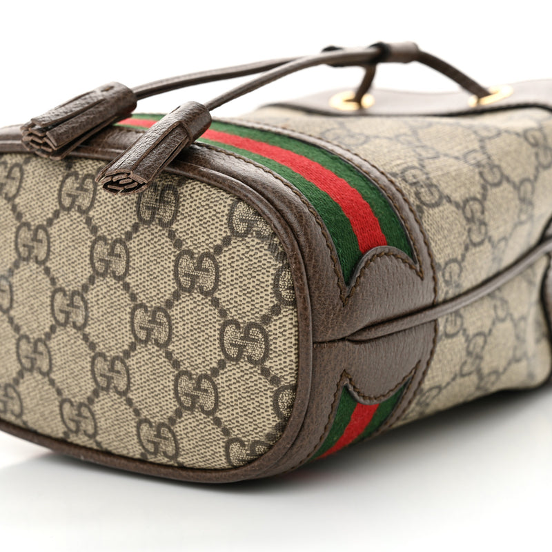 Gucci Gg Supreme Web Mini Ophidia Bucket