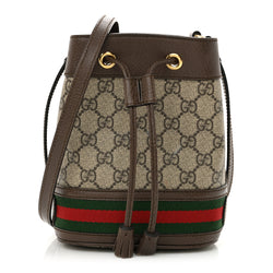 Gucci Gg Supreme Web Mini Ophidia Bucket