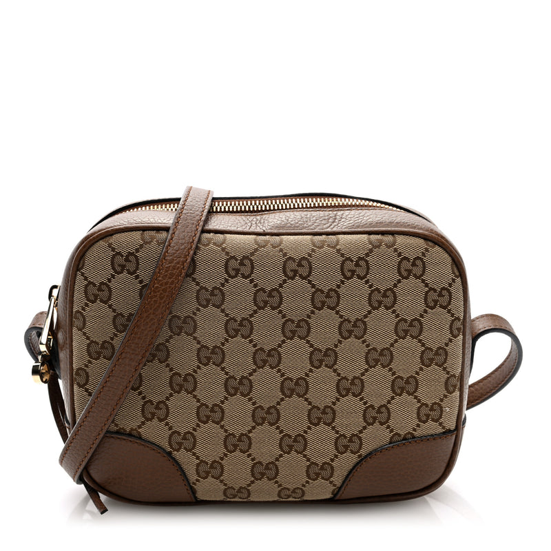 Gucci Mini Bree Messenger Bag Beige