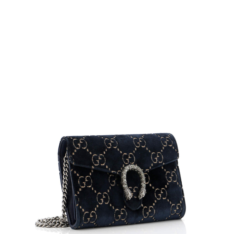 Gucci Dionysus Chain Wallet Gg Velvet