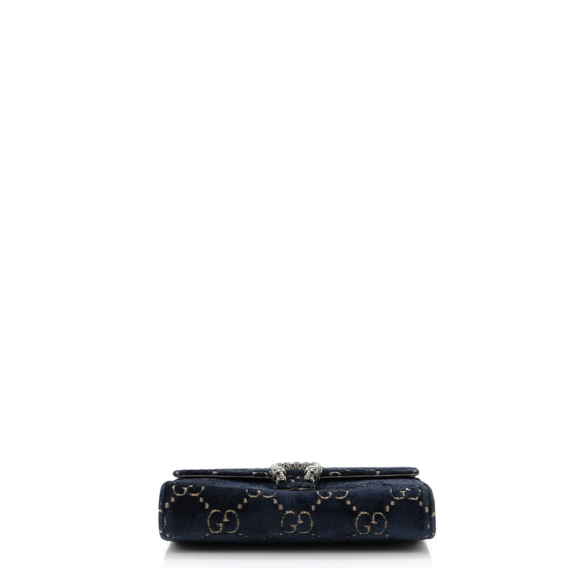 Gucci Dionysus Chain Wallet Gg Velvet