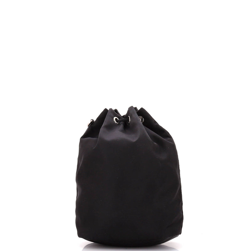 Prada Drawstring Wristlet Bucket Bag