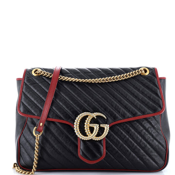Gucci Gg Marmont Flap Bag Diagonal