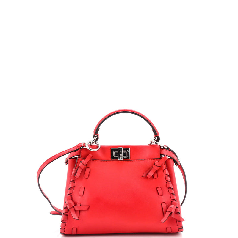 Fendi Bow Peekaboo Bag Whipstitch