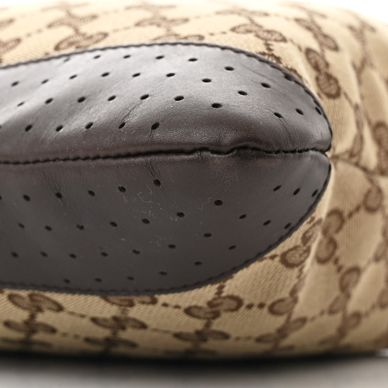 Gucci Calfskin Perforated Medium Flat