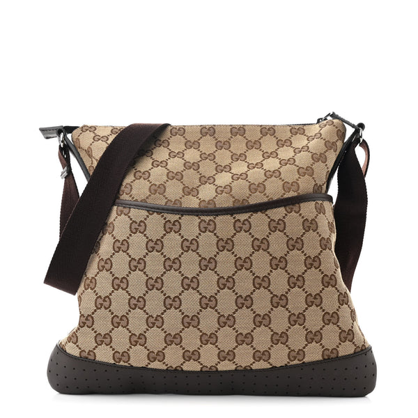 Gucci Calfskin Perforated Medium Flat