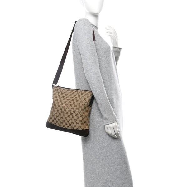 Gucci Calfskin Perforated Medium Flat