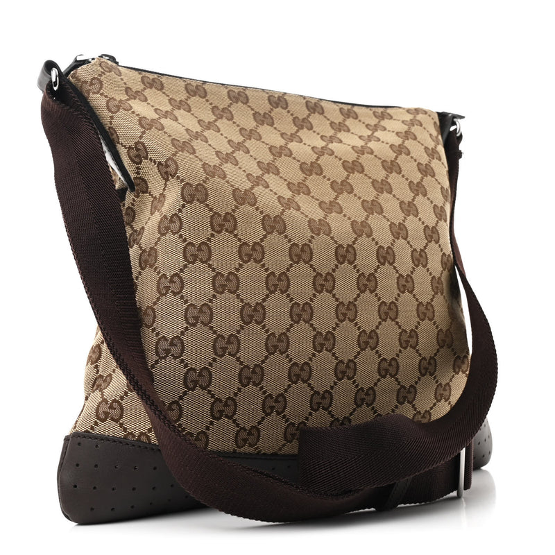 Gucci Calfskin Perforated Medium Flat