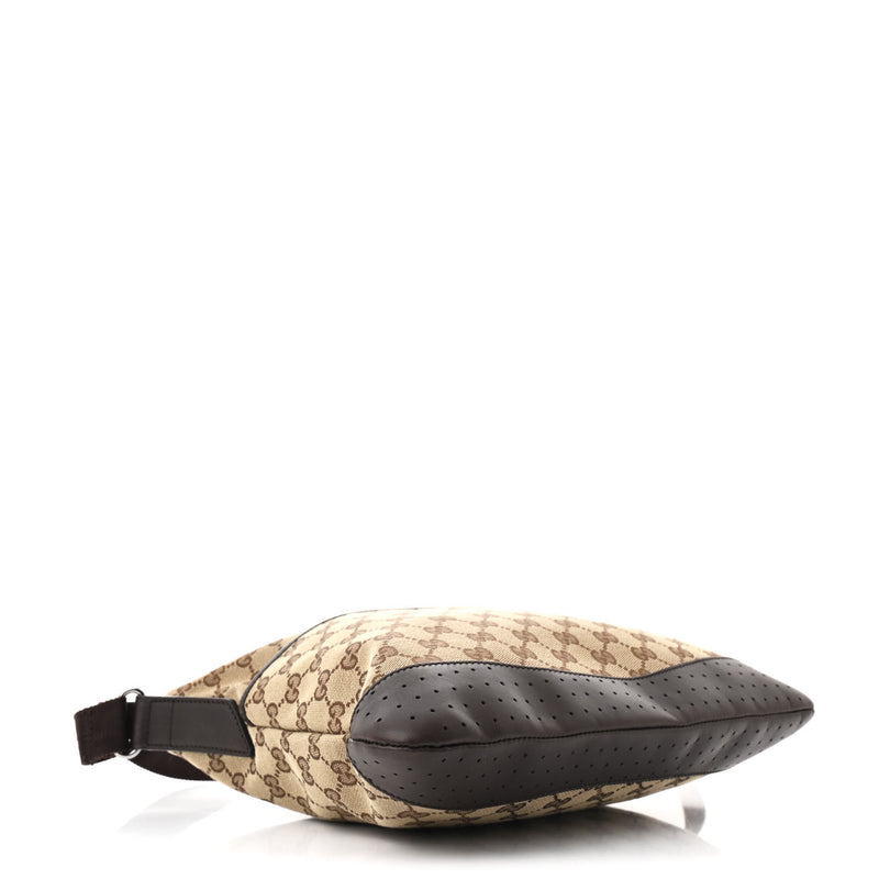 Gucci Calfskin Perforated Medium Flat