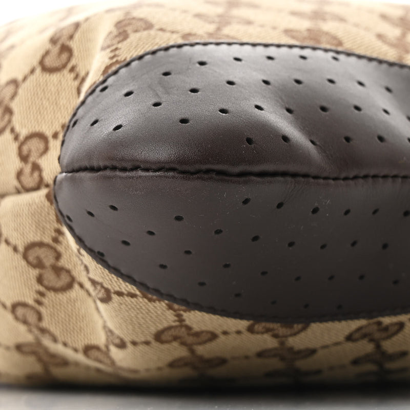 Gucci Calfskin Perforated Medium Flat