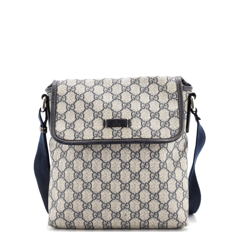 Gucci Flap Messenger Gg Coated Canvas